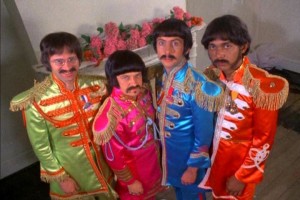 The Rutles: Ron, Barry, Dirk and Stig