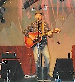 At the Alaskan Folk Fest, April, 2000